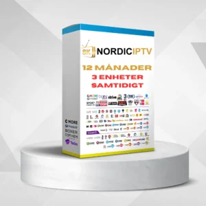 12 Månaders IPTV Abonnemang ( 3 Enheter Samtidigt )