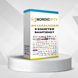 24 Månaders IPTV Abonnemang ( 2 Enheter Samtidigt )