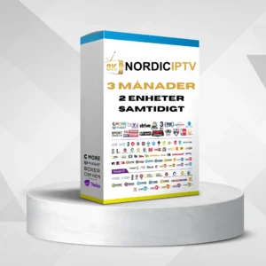 3 Månaders IPTV Abonnemang ( 2 Enheter Samtidigt )
